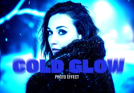 Dramatic Cold Glow Photo Effect