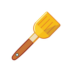 isolated pastry brush on white background