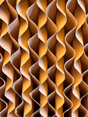 A close up of a piece of paper with a spiral pattern