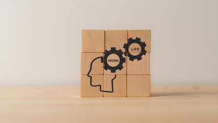 Achieving work-life balance: mind and career working in harmony.