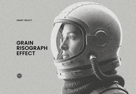 Grain Risograph Photo Effect