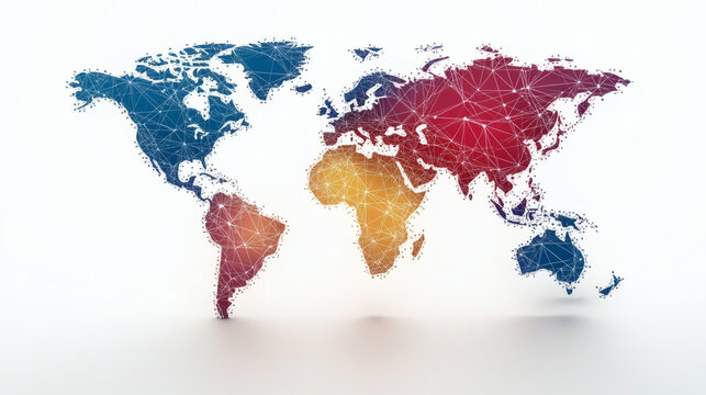 World map network design