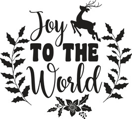 Joy to the World Christmas Design