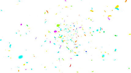 Multicolor confetti abstract background, Realistic Confetti on transparent. Colorful confetti explosion isolated on transparent background. 3D Golden Confetti PNG. Festival Colorful Gold Dust Sparkle.