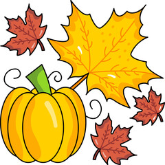 Pumpkins cute theme Halloween days