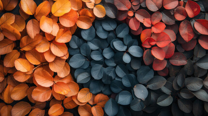 Autumn leaves pattern design