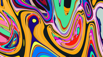 seamless pattern with colorful lines