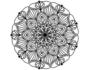 Mandala t floral background