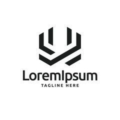 Minimalist logo icon symbol