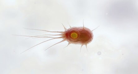 Obraz premium Microscopic View of a Biological Entity