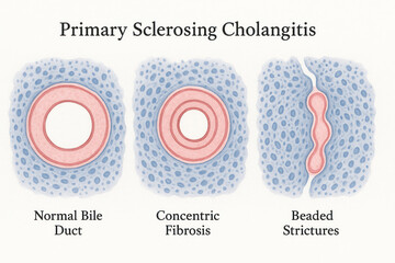 Illustration of Bile Duct Conditions