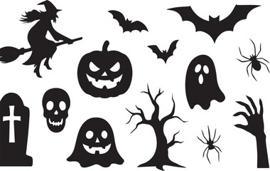 Halloween Editable vector Icon set