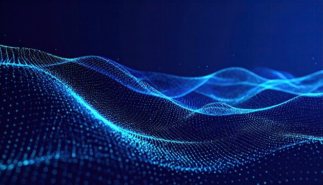 Abstract Digital Waveform Visualization.