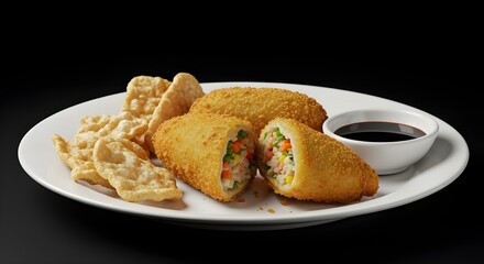 "Mouthwatering Moments: Asian Food Art"