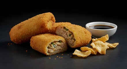 "Mouthwatering Moments: Asian Food Art"