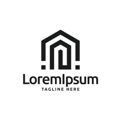 Monogram logo icon design