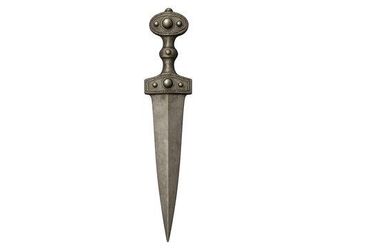 Roman pugio dagger ancient metallic weapon
