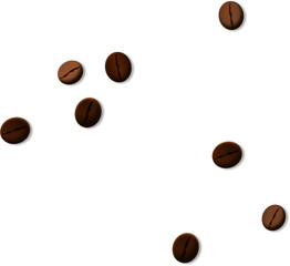 흩어져 있는 원두