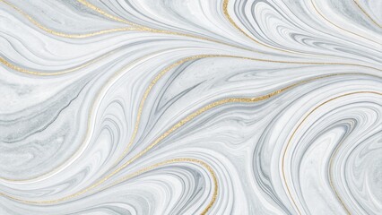 White and Gray Marble Texture Background —AI GENERATED