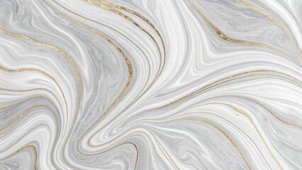 White and Gray Marble Texture Background —AI GENERATED