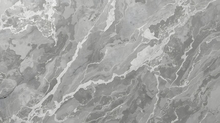 Natural Grey Marble Stone Texture with Abstract Patterns
