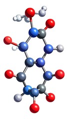 3D model of a chemical molecule