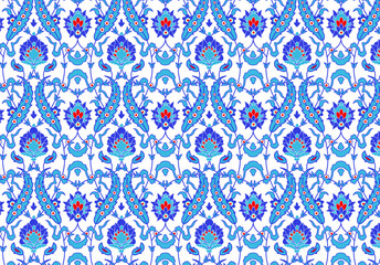 seamless pattern with flowers