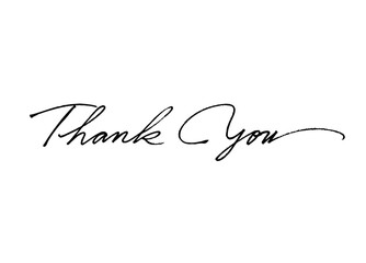 Thank You,hand written,lettering,illustrated,black	