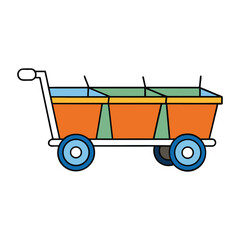 Carts are simple vehicles, often with wheels, used for carrying goods or people, pulled by hand, animals, or machines, common in markets and farms.
