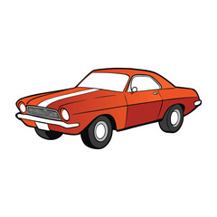 A classic seventies American muscle car with bold lines, wide stance, roaring engine, chrome details, and vintage style—built for speed, power, and pure retro cool.
