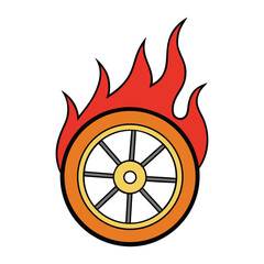 A fire-wheel, also called Indian blanket, is a bright wildflower with fiery red and yellow petals forming a wheel-like pattern, symbolizing warmth and energy.
