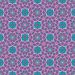 seamless pattern with geometric shapes