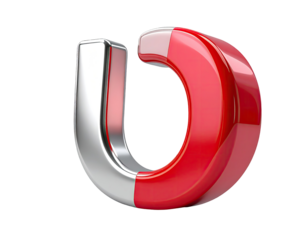 3D rendered magnet letter