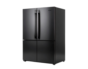 Modern black refrigerator (2)