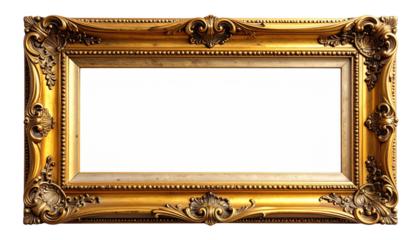 Ornate gold picture frame (1)