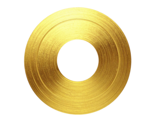 Golden circular disc