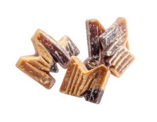 Close-up of caramel candies