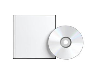 Blank CD case and disc
