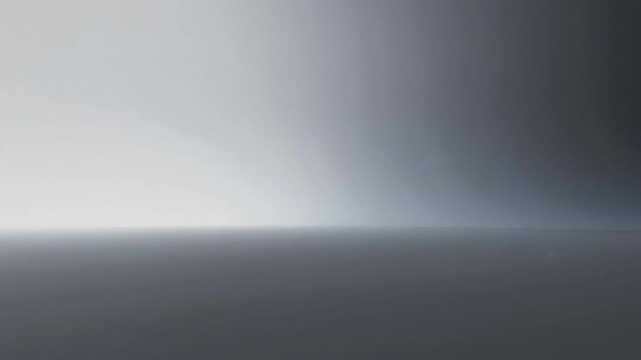 Time-lapse effect of light dramatically diminishing in a vast, open, abstract space conceptual, deep space, contrast