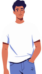 vector illustration of a man