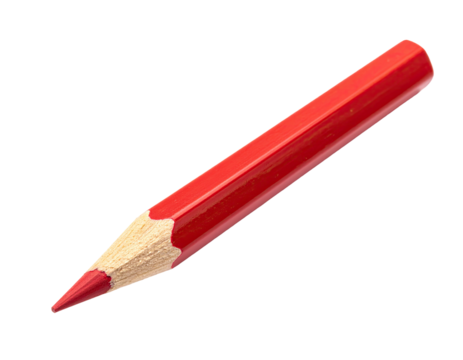 Close-up of a red colored pencil
