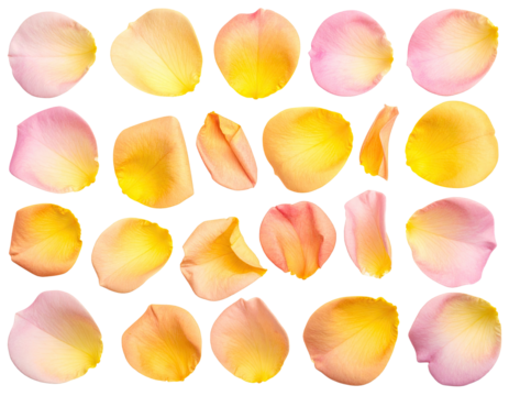 Rose petals, vibrant colors