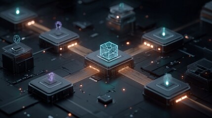 AI-enabled blockchain technologies secure internet transactions by verifying identities and automating compliance in decentralized digital ecosystems.