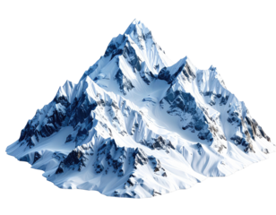 Snow-capped mountain peak