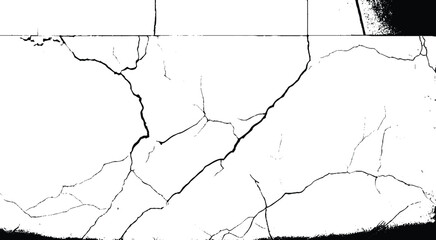 White black grey wall, floor with pattern and cracks, texture background. 