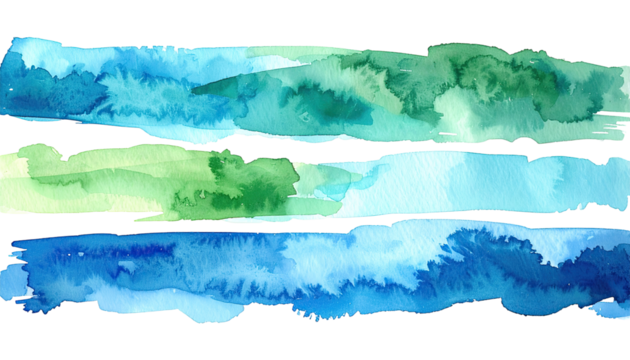 Abstract watercolor stripes (1)