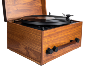 Wooden record player