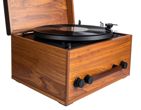 Wooden record player