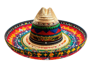 Vibrant colorful sombrero