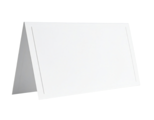 Blank white A-frame sign, horizontal